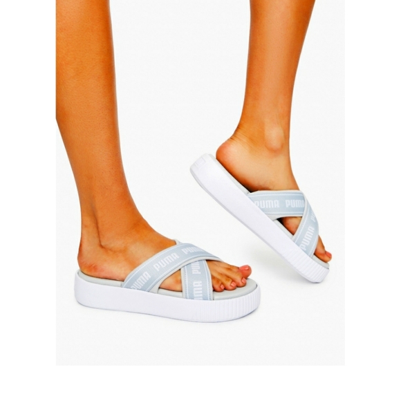 Puma Shoes - Puma platform slides